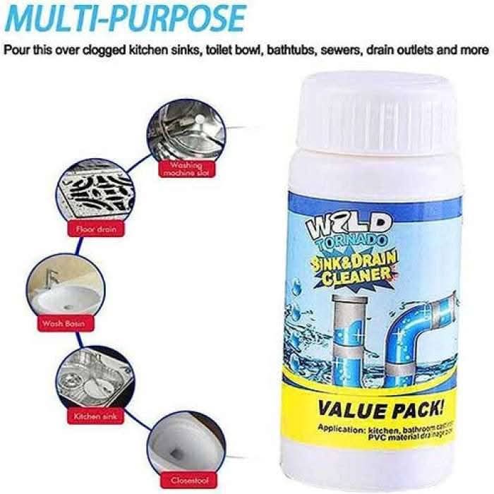 Powerful Sink Drain Cleaner Powder – Super Clog Remover thumbnail 6