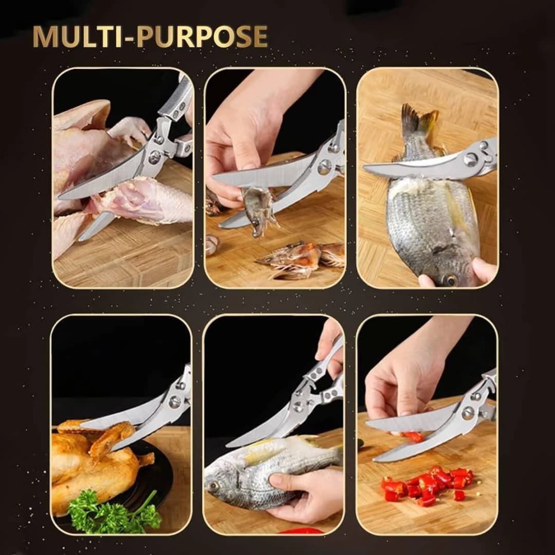 Kitchen Chicken Bone Cutter Scissors, Kitchen Scissor thumbnail 5