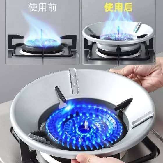 Energy Saving Gas Stove Cover, Energy Saving Gas Stove Cover Windproof Disk Windshield Bracket thumbnail 2