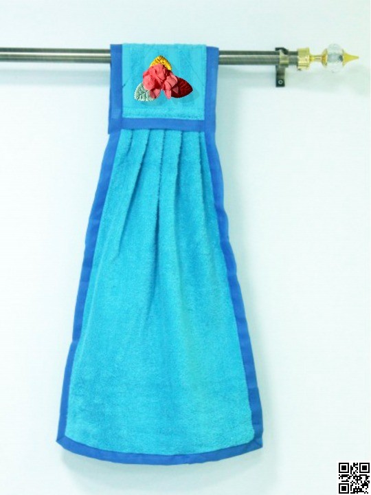 Coral Velvet Kitchen Towel – Soft Absorbent Cleaning Cloth thumbnail 2