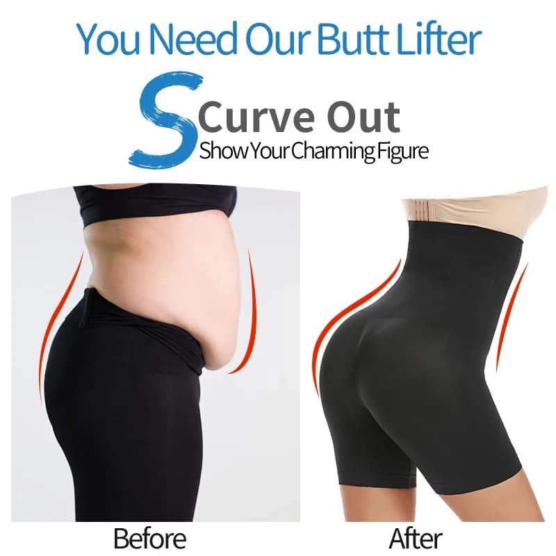Women Body Shaper Tummy Control Shorts Slimming Underwear High Waist Shaping Panties Thigh Slimmer Safety Short Pants Shapewear thumbnail 7