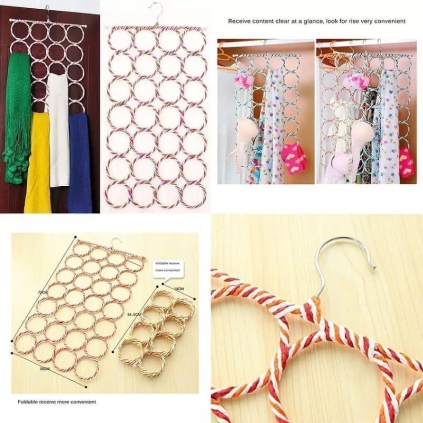 Hijab Hanger, Premium 28 Slot Hijab Hanger & Orna Organizer for Women thumbnail 5