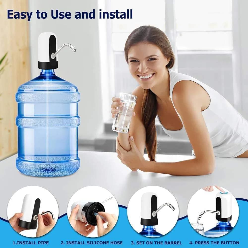 Automatic Water Dispenser with Switch & USB Charging – Electric Water Pump thumbnail 4