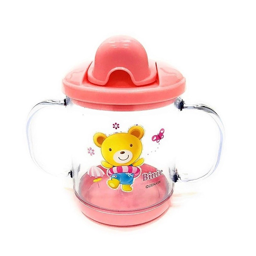 Binie Baby Mum Pot 200ml Double Handle Water Bottle – BPA Free Kids Sippy Cup thumbnail 3