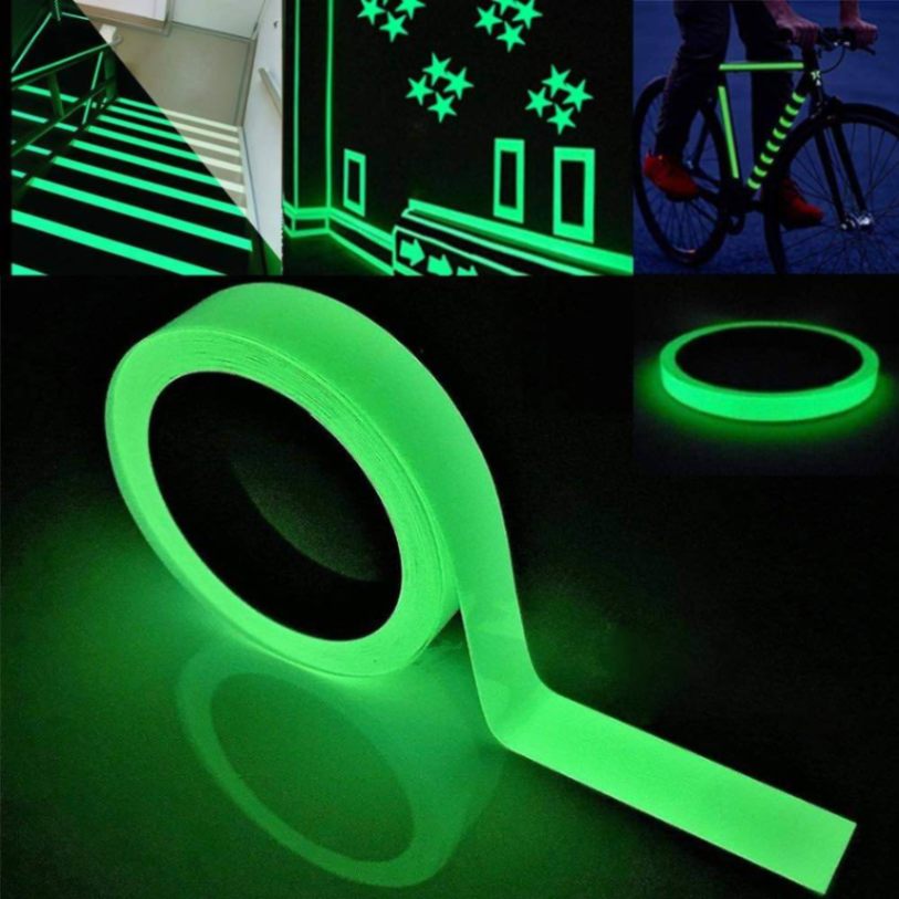 Self-Adhesive Luminous Glow Radium Tape - Multi-purpose Night Warning Sticker thumbnail 4