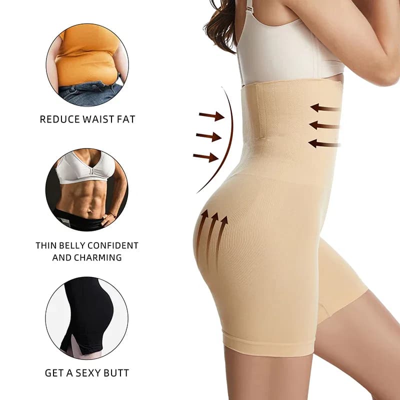 Women Body Shaper Tummy Control Shorts Slimming Underwear High Waist Shaping Panties Thigh Slimmer Safety Short Pants Shapewear thumbnail 6