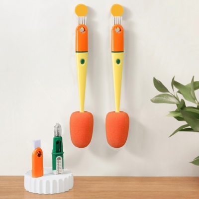 3 in 1 Multi Bottle Cleaning Sponge Brush – Kitchen & Bottle Cleaner