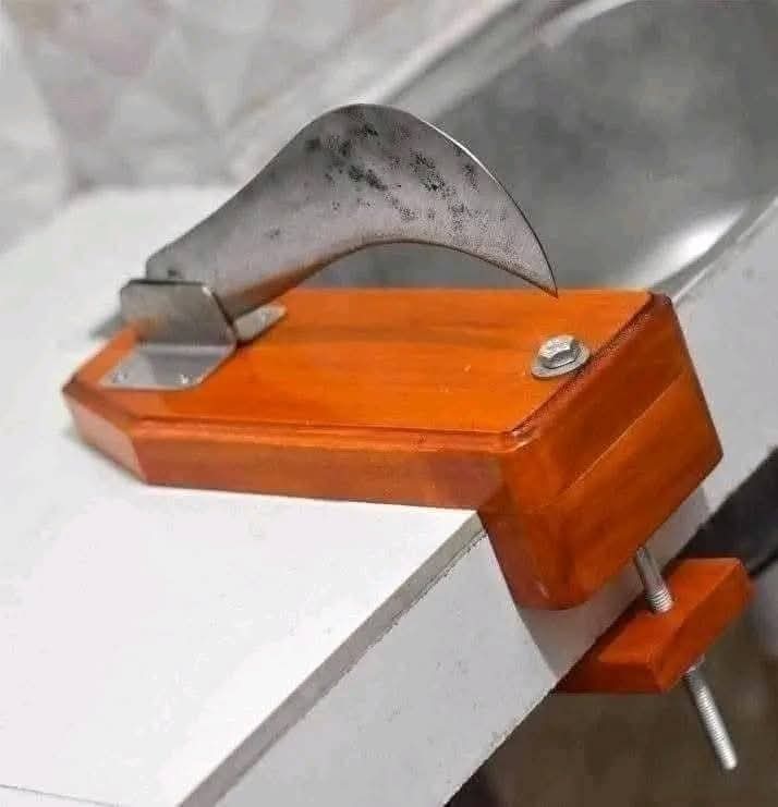 Folding Boti | Folding Kitchen Cutting & Chopping Table Boti Made with Spring Steel & Wooden Base thumbnail 3
