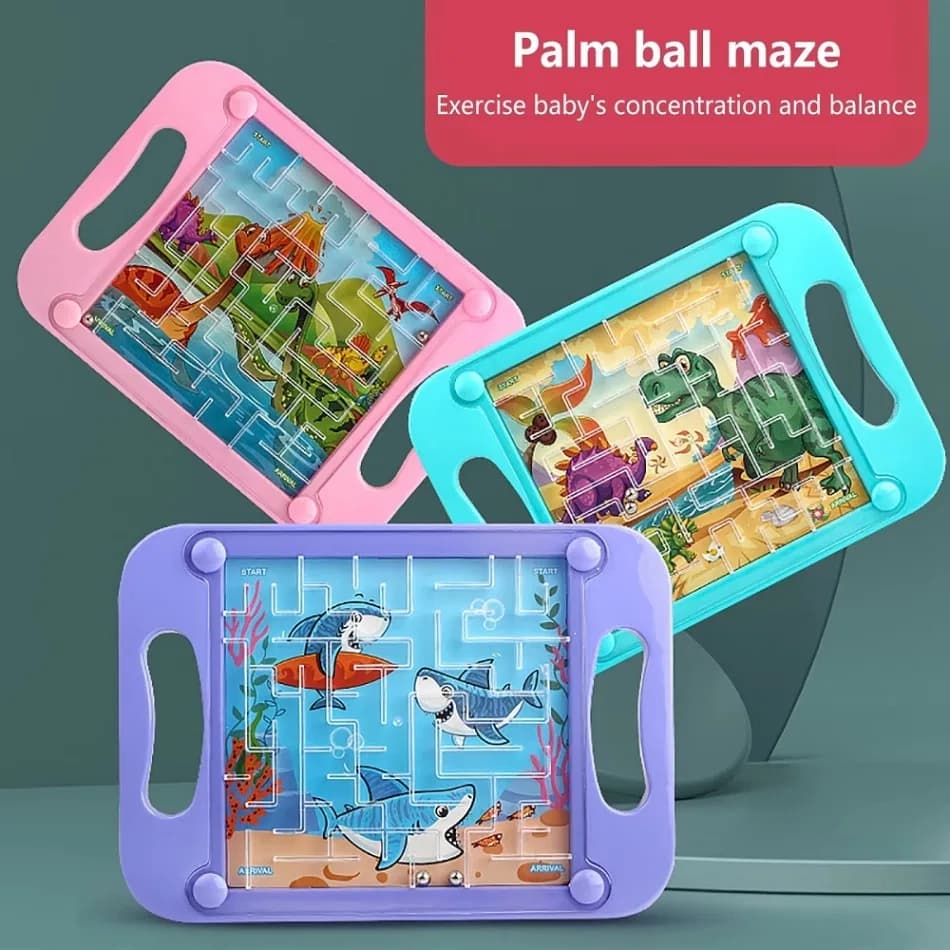 3D Educational Toy Baby Balance Ball Board Puzzle Maze Game For Kid Brain Game