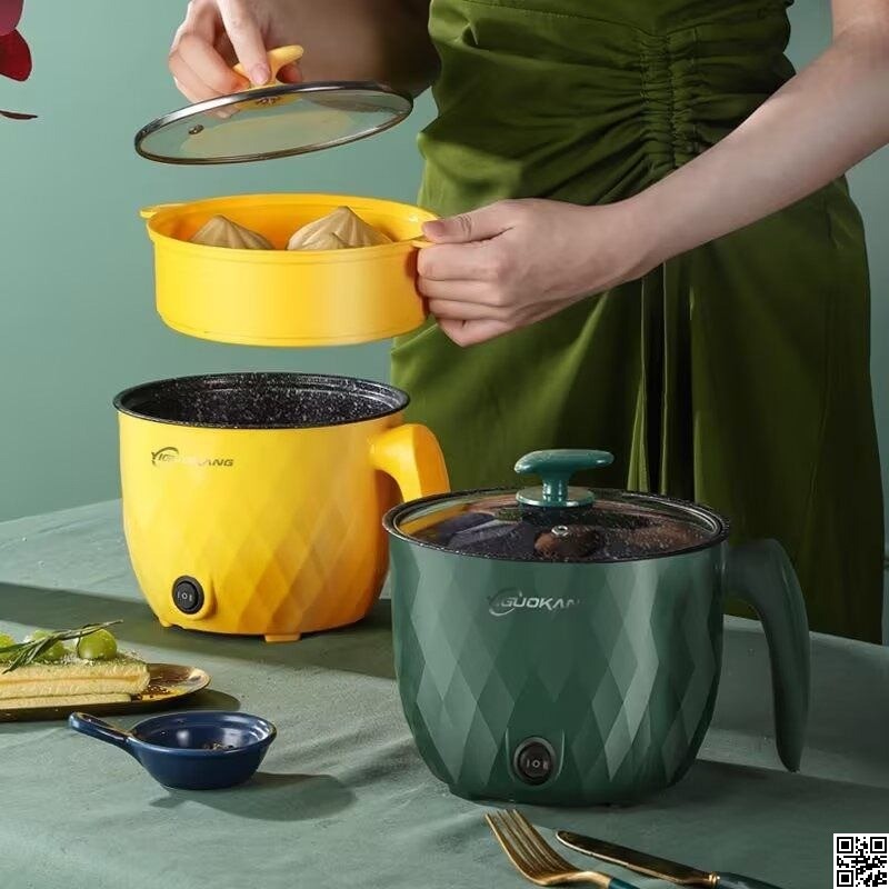 Electric Multi Functional Cooker – Mini Rice Cooker & Electric Cooking Pot thumbnail 3