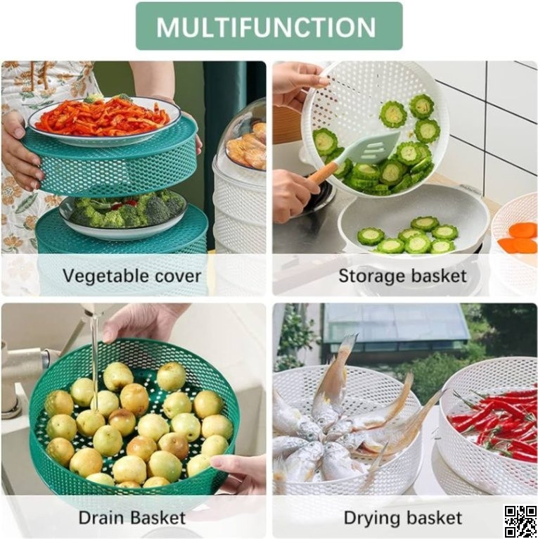5 Layer Food Insulation Cover – Multifunctional Food Safety Cover for Hygienic Dining thumbnail 2