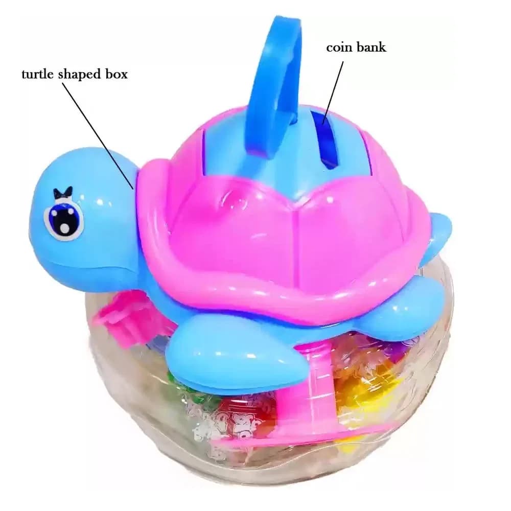 Amazing Dough Clay Tortoise Jar For Kids, 10 Pcs Clay With 4 Tools thumbnail 2
