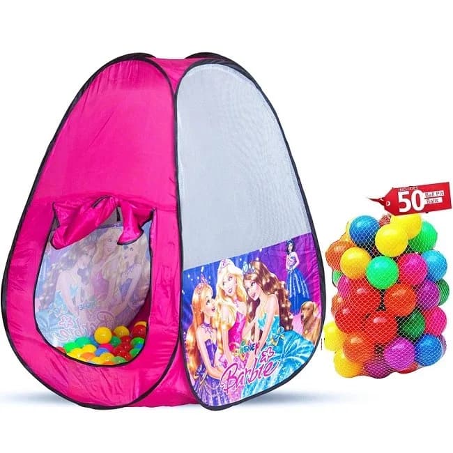 (Spiderman) Tent Play House - 50 Balls, Play Ball House, Children's Magic Game House thumbnail 2