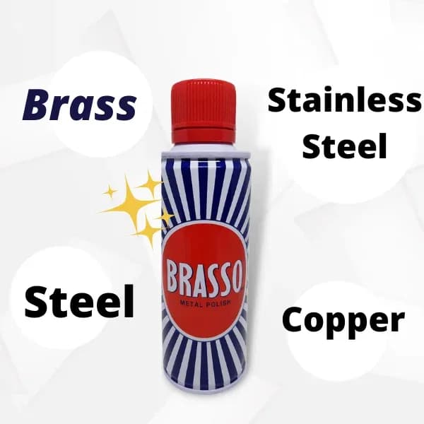 Brasso Metal Polish 200ml for Brass, Copper, Stainless, Chrome, Aluminum, Pewter and Bronze thumbnail 6