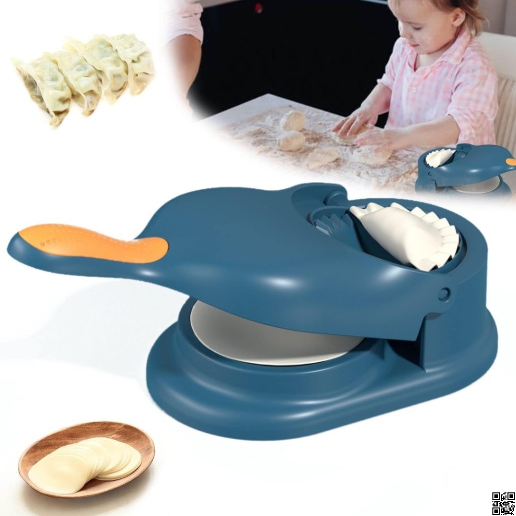 2 in 1 Dumpling Pitha Maker – Manual Dough Presser & Dumpling Wrapper Mold for Kitchen Baking thumbnail 5