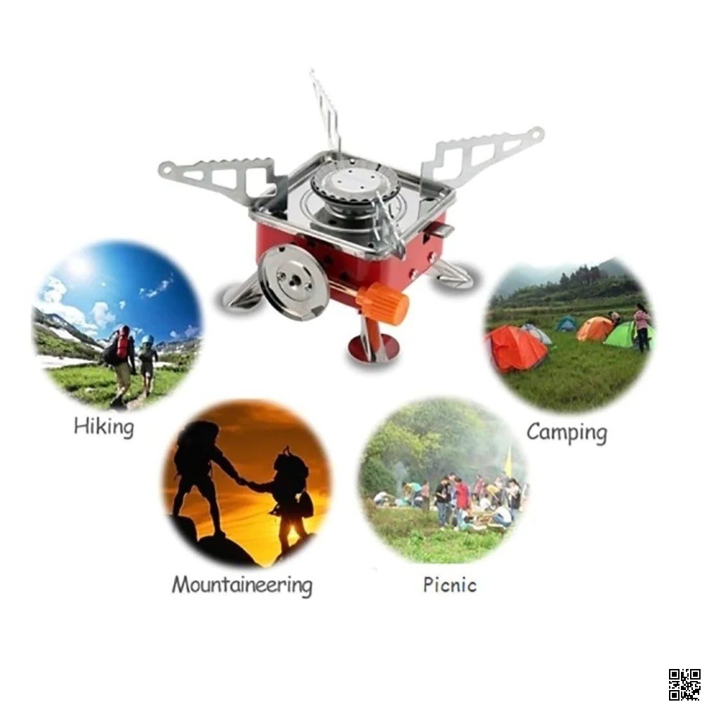 Portable Card Type Butane Gas Stove Burner – Compact Camping & Outdoor Cooker thumbnail 3