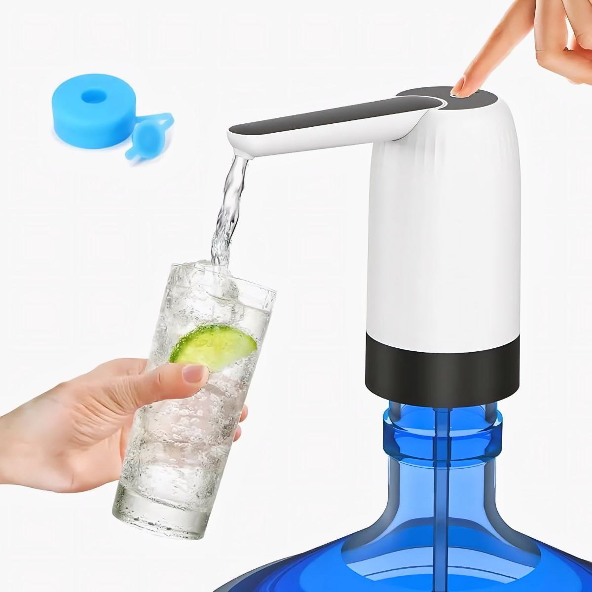Folding Automatic Water Dispenser USB Rechargeable Automatic Bottle Water Pump Electric Drinking Water Pump