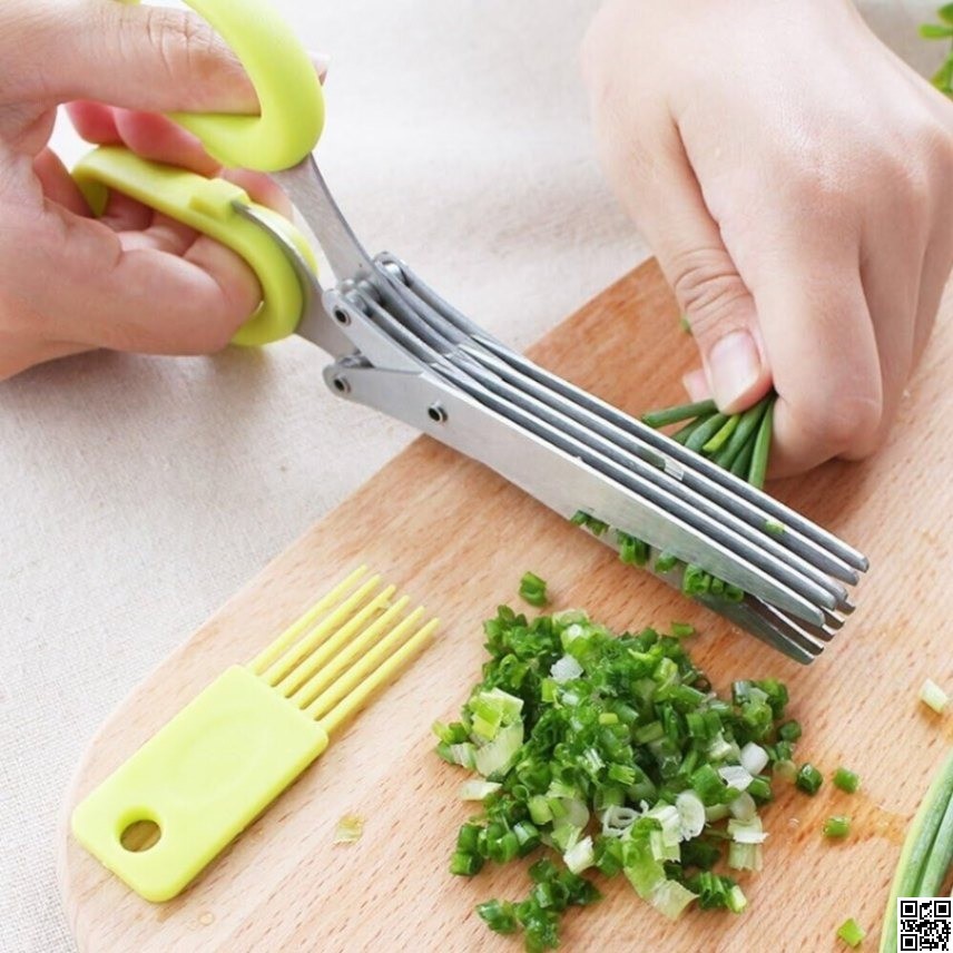Herb Scissor 5 Blades – Multi Blade Kitchen Herb Cutter
