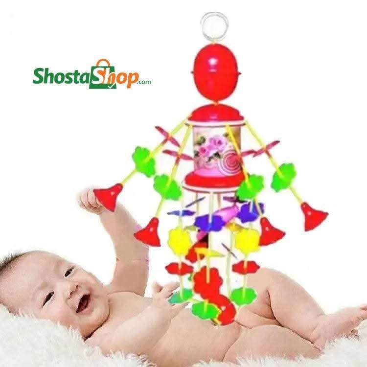 Merry Go Round Musical and Visual Toy for Newborn Baby – Key System Rotating Crib Toy thumbnail 4