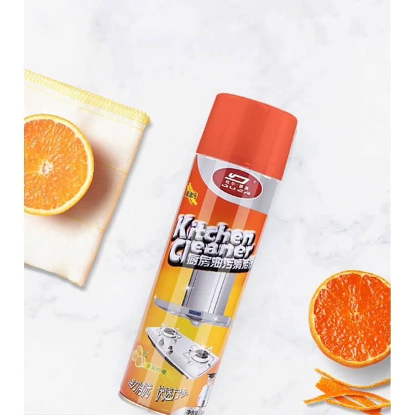 500ml Kitchen Cleaner Foam Spray - Powerful Lemon Degreaser & Stain Remover thumbnail 5