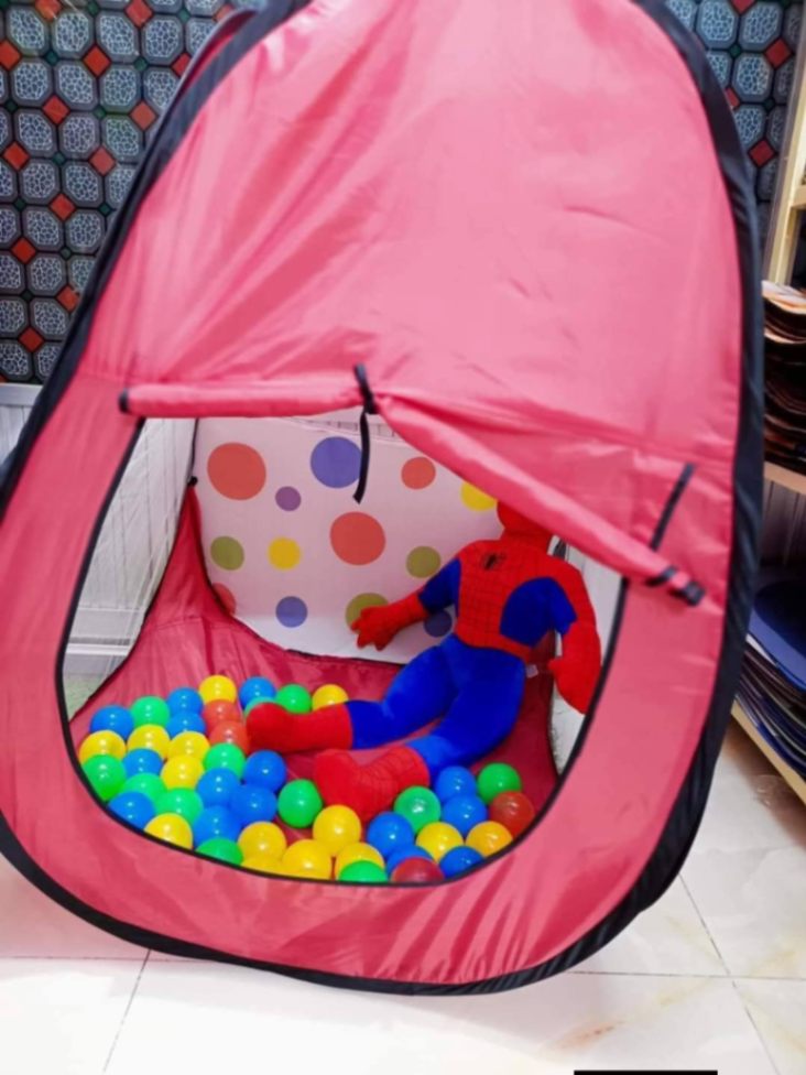 Ball Pit Tent Play House for Kids – 50 Colorful Balls, Indoor & Outdoor Play Tent, Kids Magic Game thumbnail 6