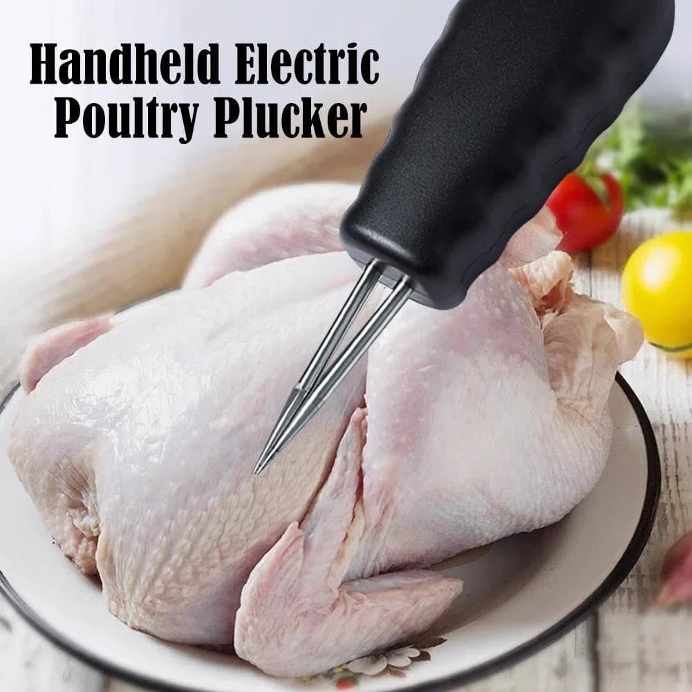 Handheld Chicken Plucker, Rechargeable Electric Poultry Plucker, Portable Feather Plucking Machine, Electric Feather Removal for Chicken Duck Goose Bird Turkey Poultry thumbnail 3