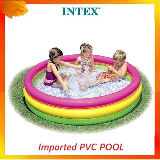 Intex Swimming Pool (24" x 8") for Kids, Baby Pool Bath Water Tub thumbnail 4