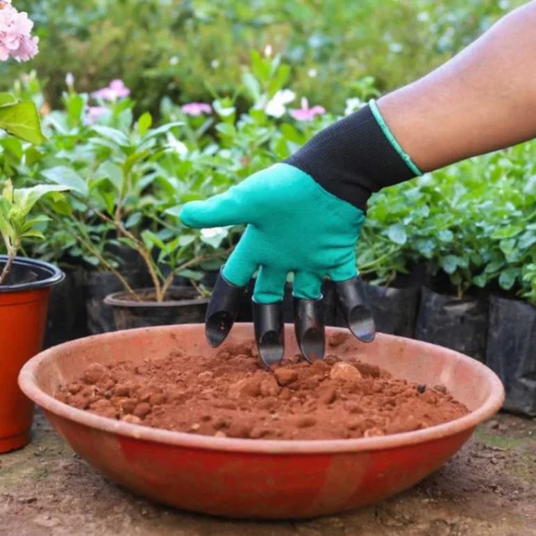 Gardening Gloves with Claws, Puncture Resistant, Waterproof Safe Garden Gloves for Digging, Pruning & Planting | Gardening Tools 1 Pairs thumbnail 7
