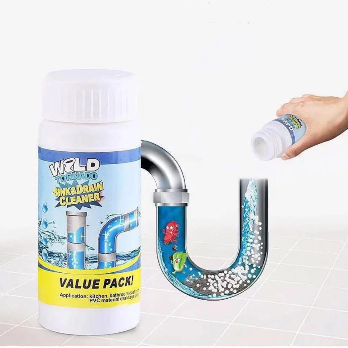 Powerful Sink Drain Cleaner Powder – Super Clog Remover thumbnail 2
