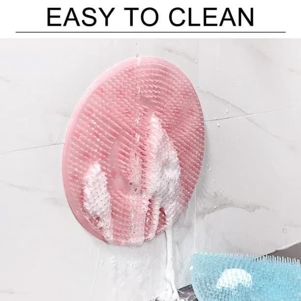 Silicone Bath Body Brush Body Scrubber, Foot Massager Shower Silicone Massage Foot Bath thumbnail 3
