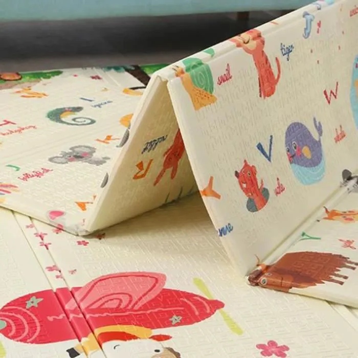 Waterproof Thick Baby Play Mat – Foldable XPE Crawling Mat for Toddlers & Infants (Double-Sided Cartoon Design) thumbnail 3