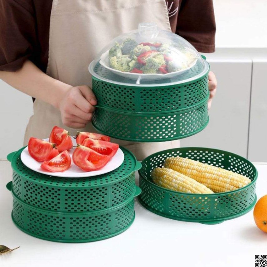 5 Layer Food Insulation Cover – Multifunctional Food Safety Cover for Hygienic Dining thumbnail 6