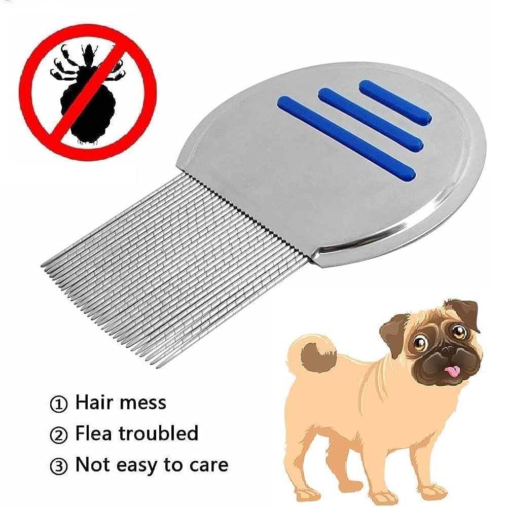 Stainless Steel Lice Removal Comb Anti Lice Nit Comb Hair Dandruff Cleaning Comb thumbnail 4