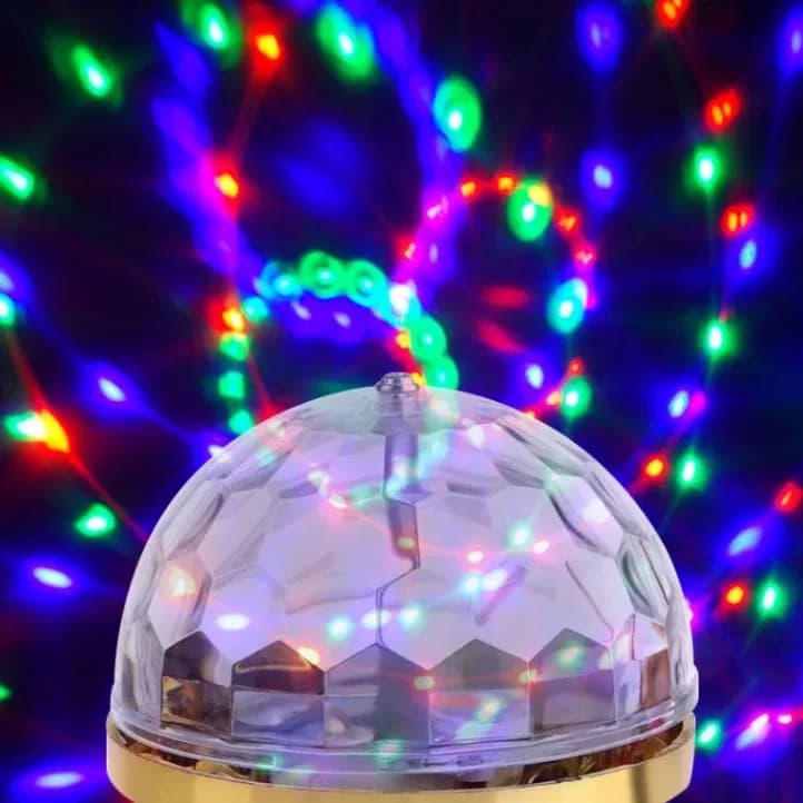 RGB LED Disco Lamp Party Magic Stage Light DJ Strobe Colorful Rotating thumbnail 4