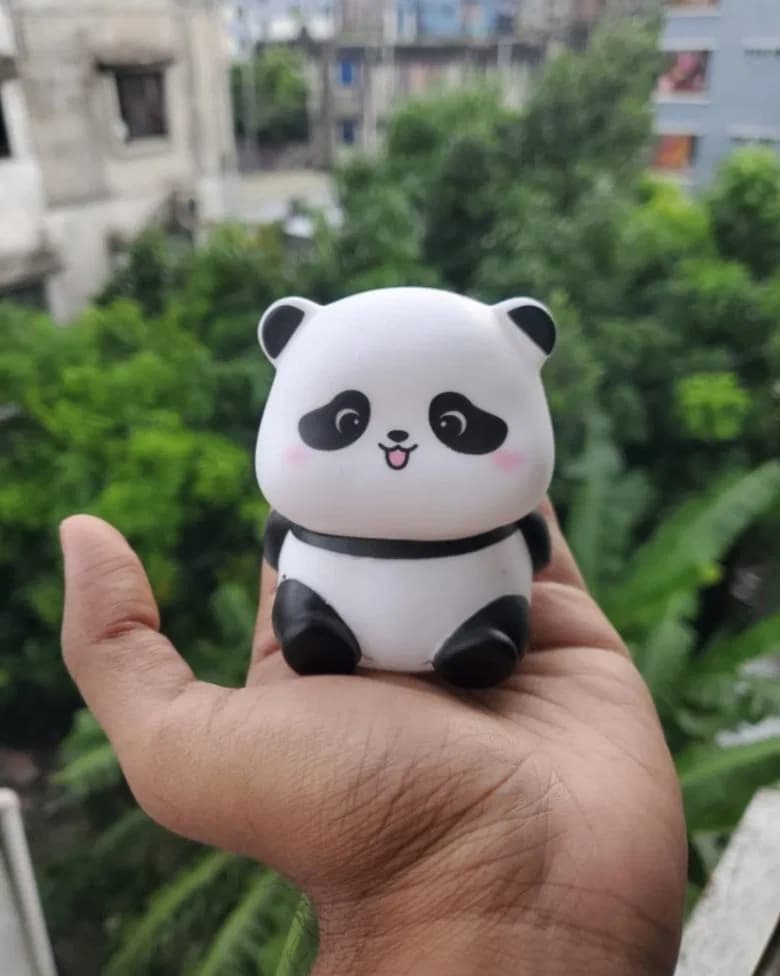 Panda LED Night Light Living Room Cute Panda Plastic Lamp Bedside Decor Creative Kids Night Light Birthday Gift Cake Decor thumbnail 3