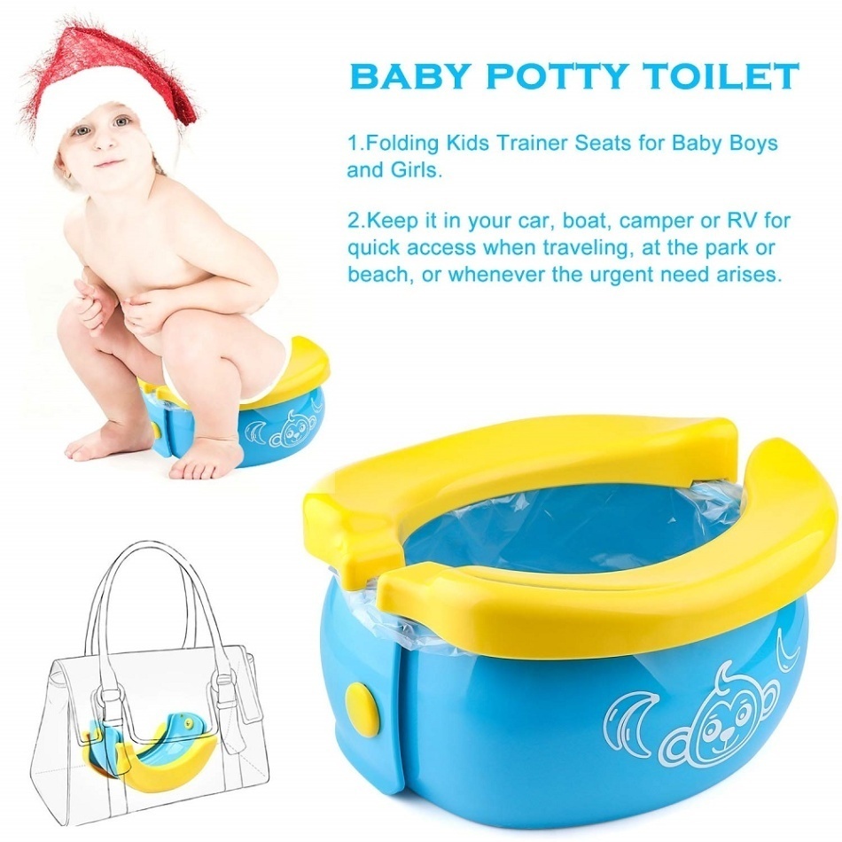 Banana Baby Potty Toilet | Portable Travel Toilet Seat for Kids thumbnail 4