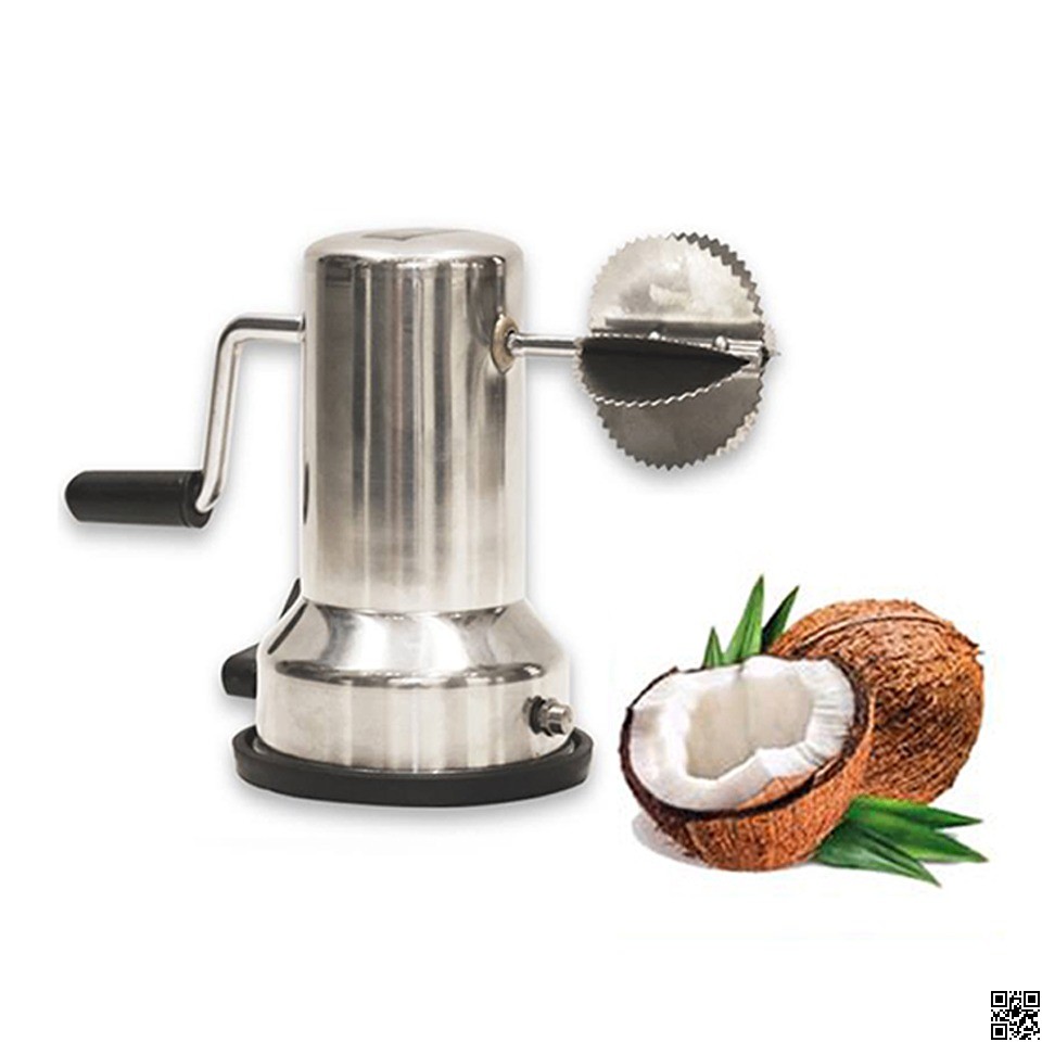 Manual Coconut Scraper – Stainless Steel Coconut Grater Machine thumbnail 3