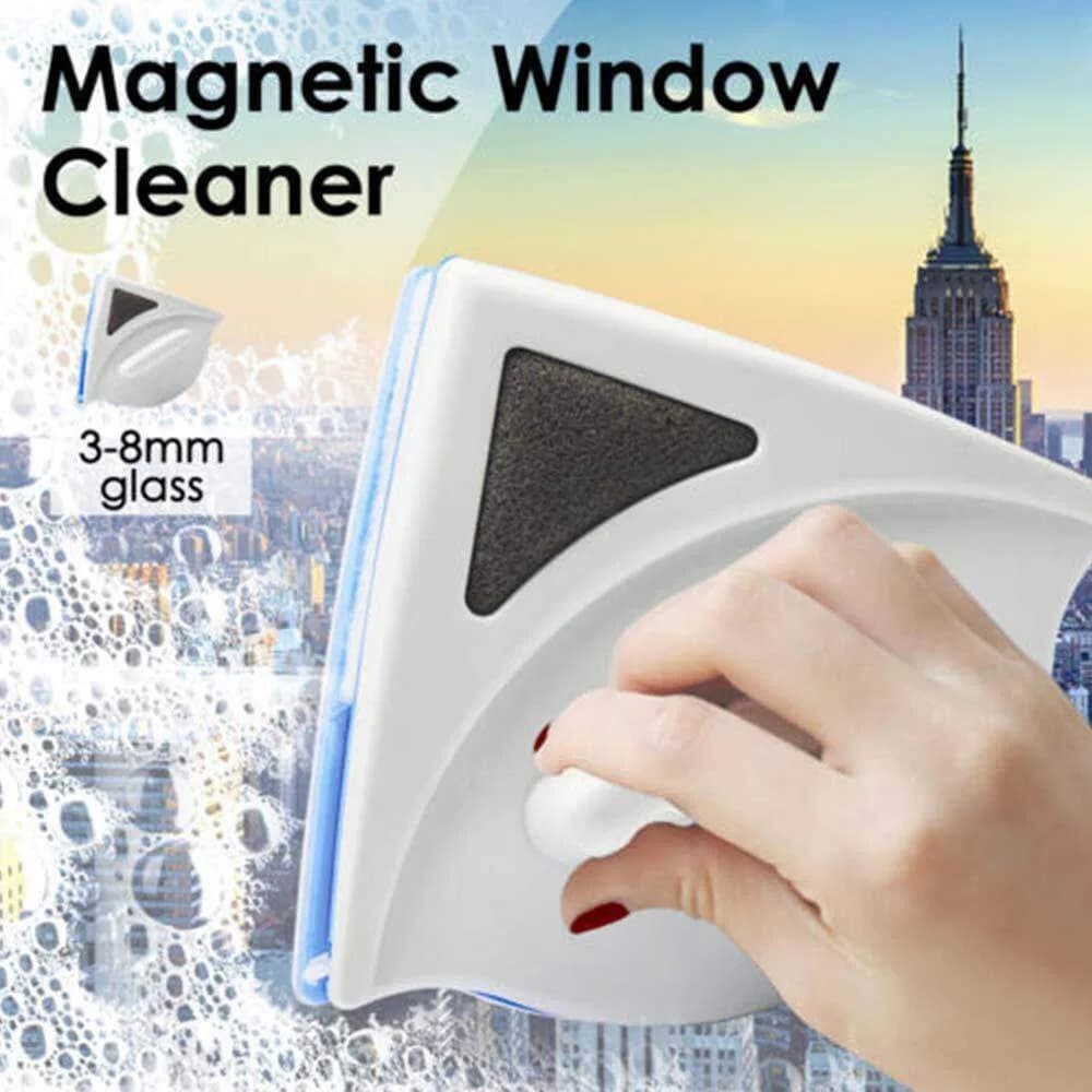 Magnetic Window Glass Cleaner – Double-Sided Glass Cleaning Tool