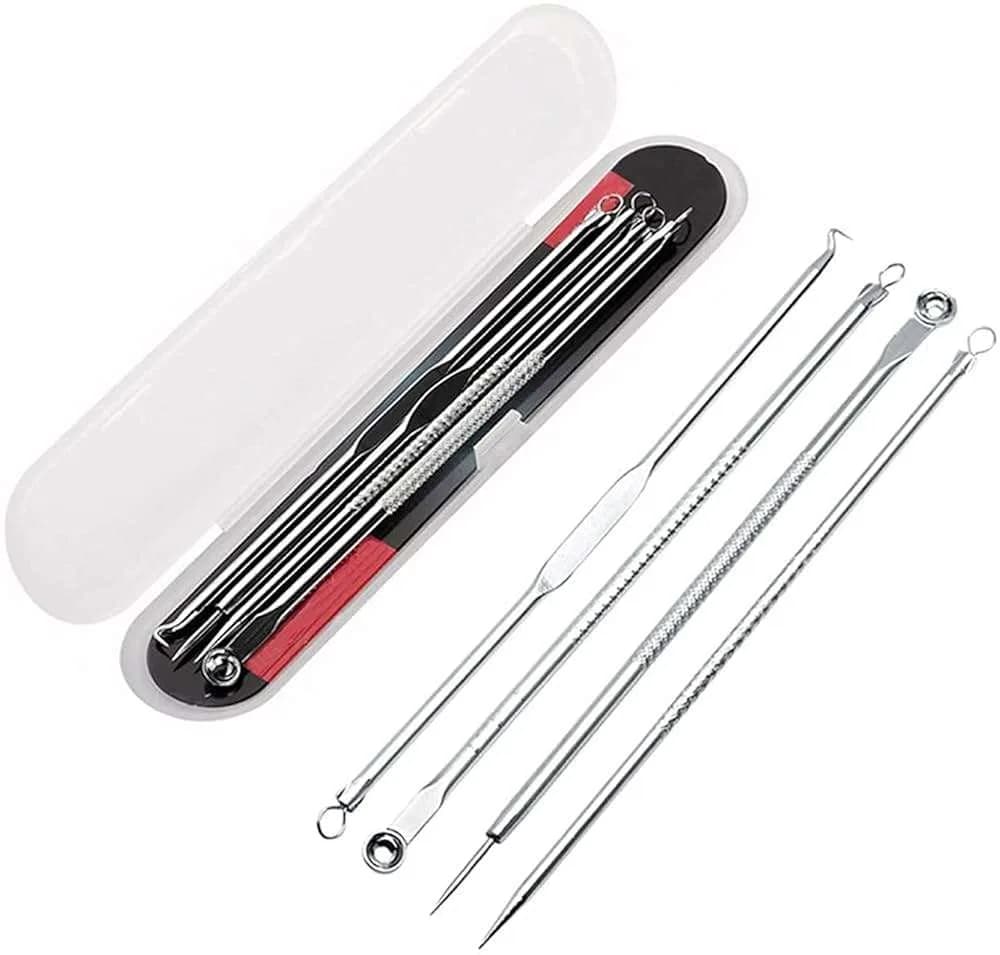 Blackhead Tweezers and Whitehead Remover Tool Spot Treatment Acne Set, Pimple Extractor thumbnail 4