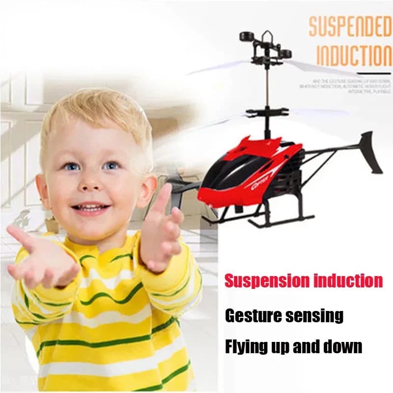 Rechargeable Mini Remote Control Helicopter – Gesture Sensing Flying Toy