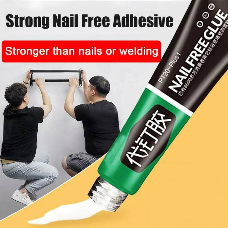 All-Purpose Glue, Nail-Free Glue Adhesive Sealant, Quick-Drying Waterproof Invisible Strong Adhesive Glue