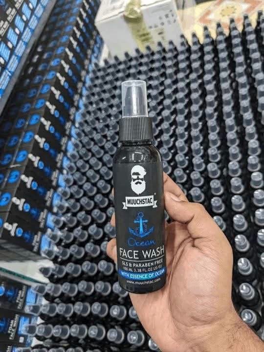 Muuchstac Ocean Face Wash for Men (100ml) - Anti-Acne & Oil Control Cleanser thumbnail 5