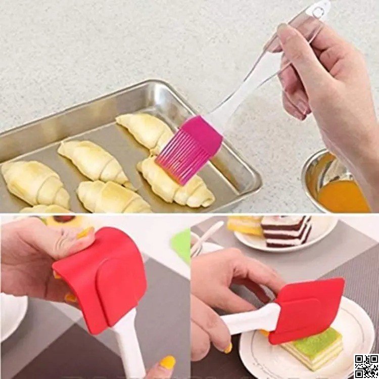 Silicone Basting Spatula & Brush – Kitchen Oil & Baking Tool thumbnail 4