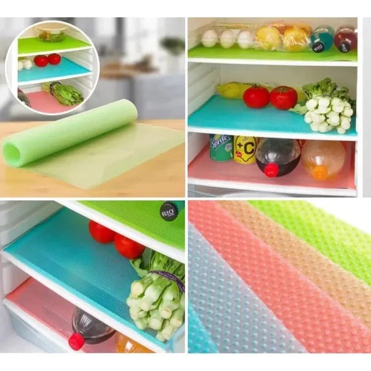 Freeze Mat 1pcs, Anti Slip Fridge Mat, Washable Refrigerator Mats, Waterproof Fridge Mats, Drawer Mats thumbnail 5