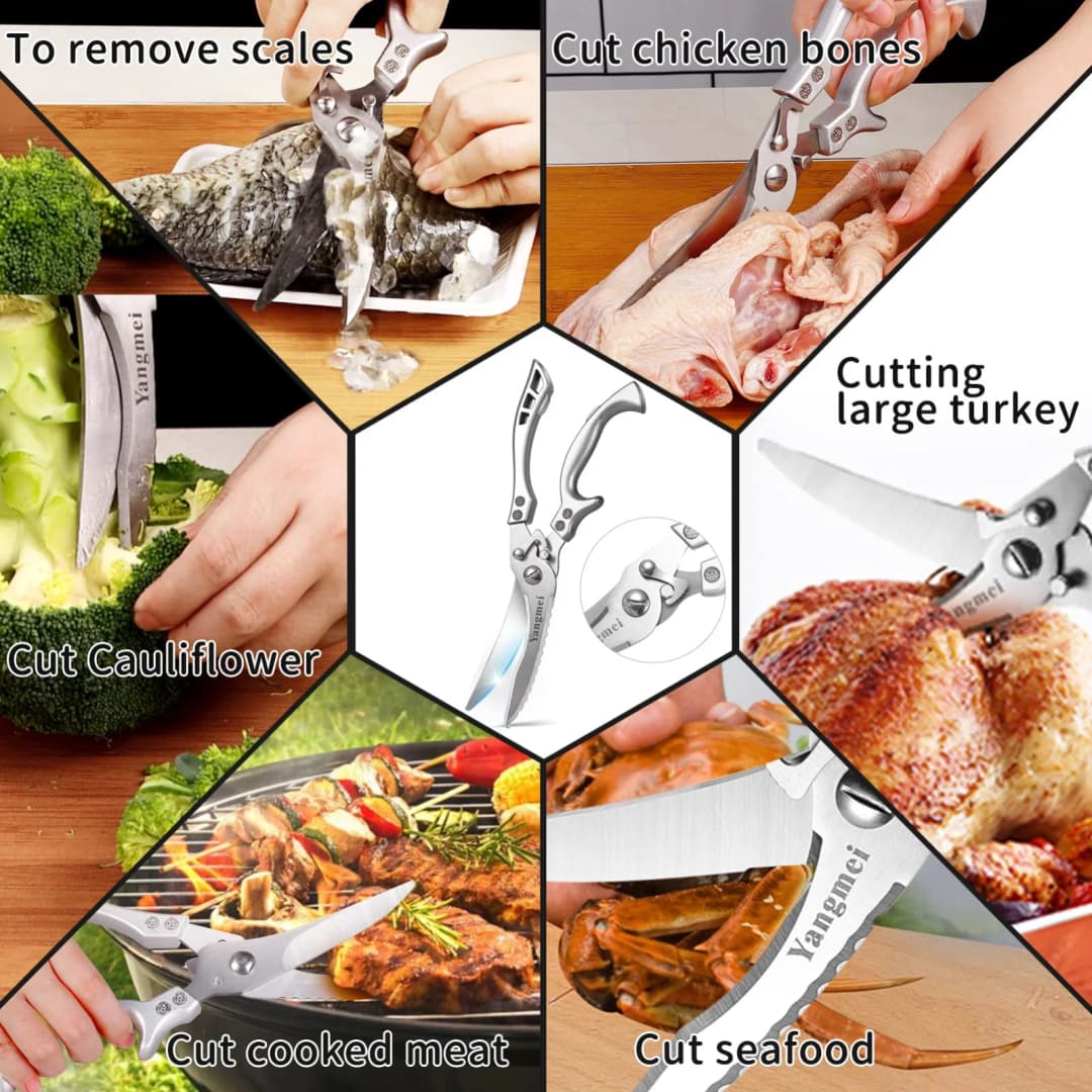 Kitchen Chicken Bone Cutter Scissors, Kitchen Scissor thumbnail 6