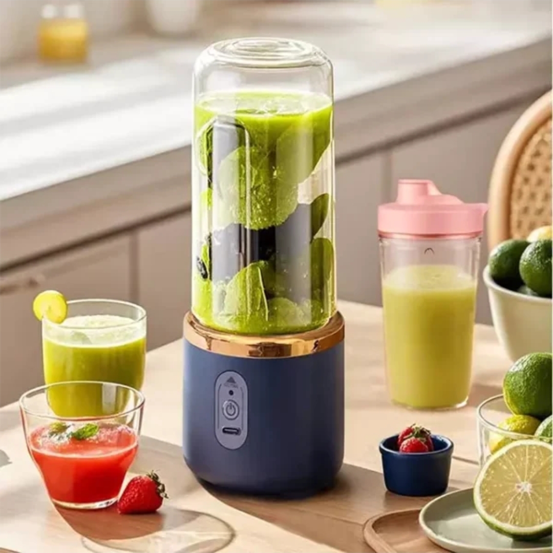 Small Portable Multifunctional Rechargeable Juicer 400ml with Extra Cup, Small Portable Juicer thumbnail 6