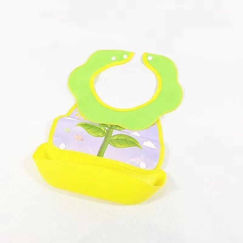 Adjustable Silicone Baby Bib with Food Catcher | BPA Free Waterproof Feeding Bib for Toddlers thumbnail 4