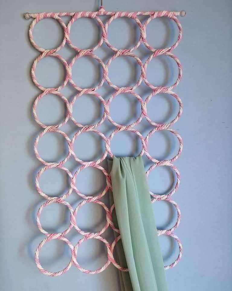 Hijab Hanger, Premium 28 Slot Hijab Hanger & Orna Organizer for Women thumbnail 3