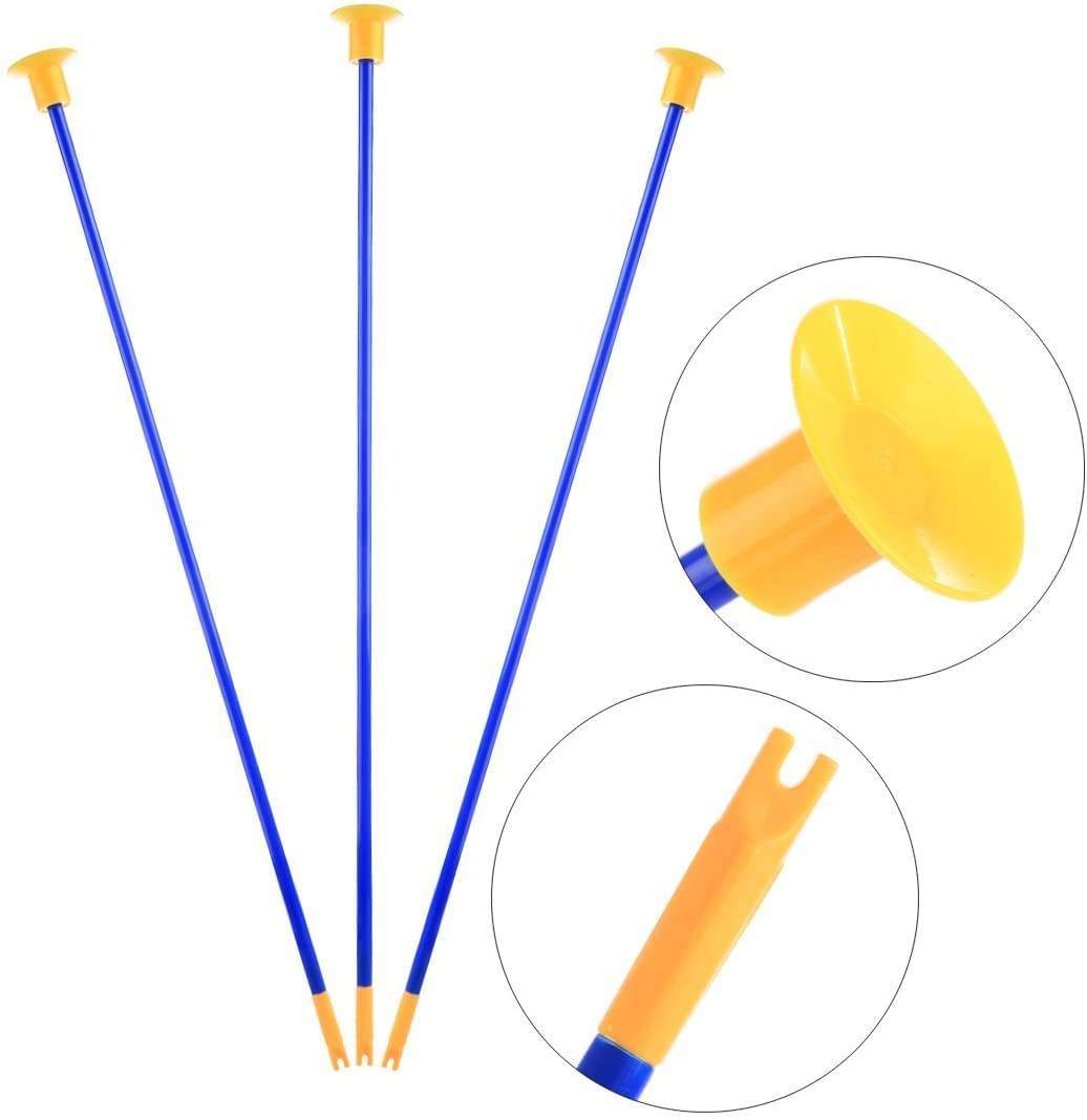 Kids Archery Bow and Arrow Toy Set with 4 Suction Darts - Safe ABS Plastic Tir Dhonuk Toy thumbnail 2