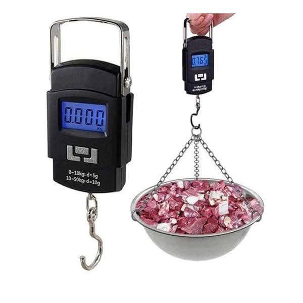 Digital Hanging Weight Scale – Portable Electronic Hook Scale (50kg) thumbnail 3